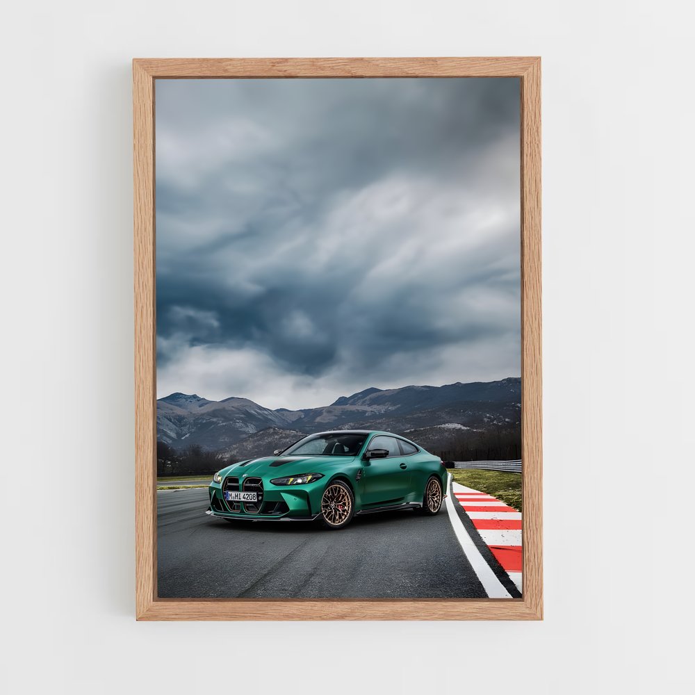 Poster Vitesse adrénaline – affiche BMW (vue 4)